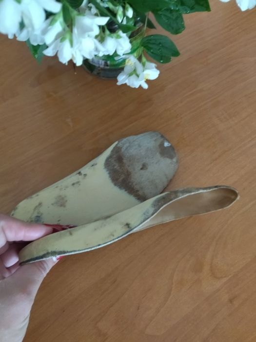 Ортопедичні шкіряні устілки 21.5 см