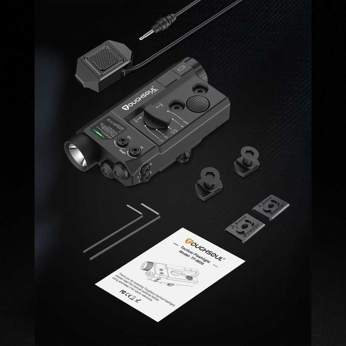 Подствольный ЛЦУ лазерный модуль Toughsoul TF-9035 IR/Green Laser