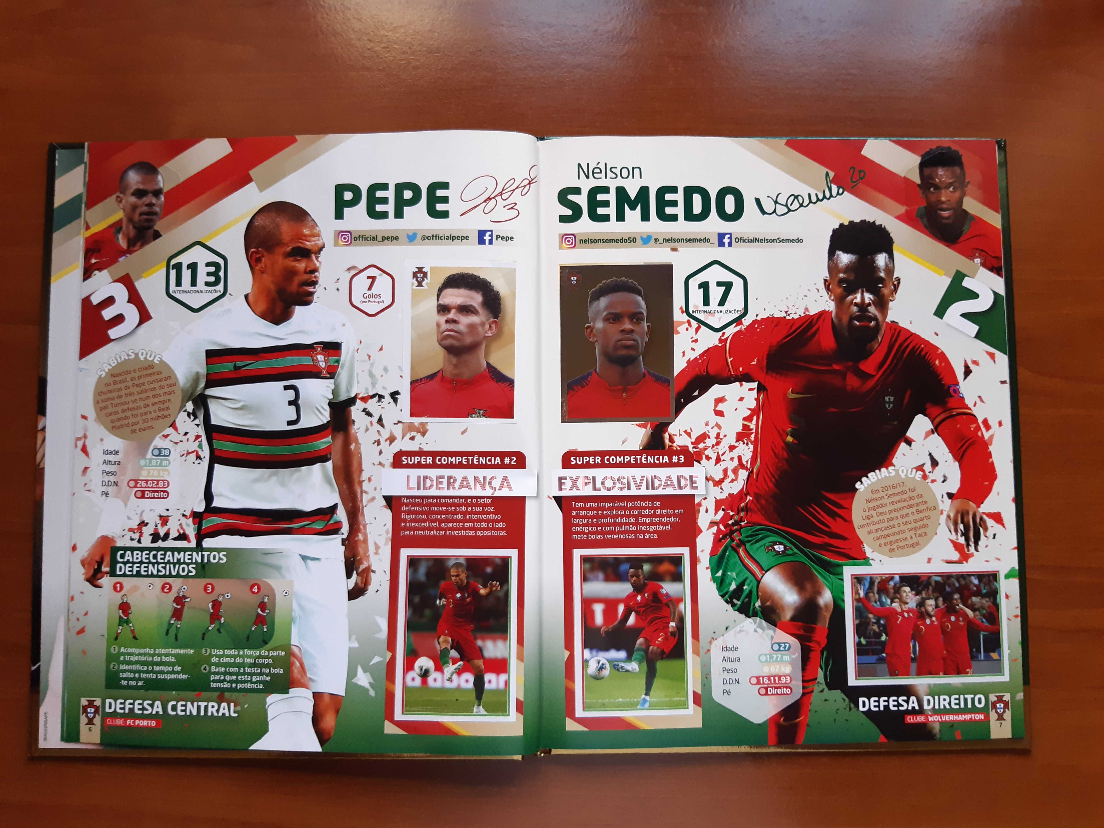 Coleção de cromos completa - FOME DE VENCER - PANINI