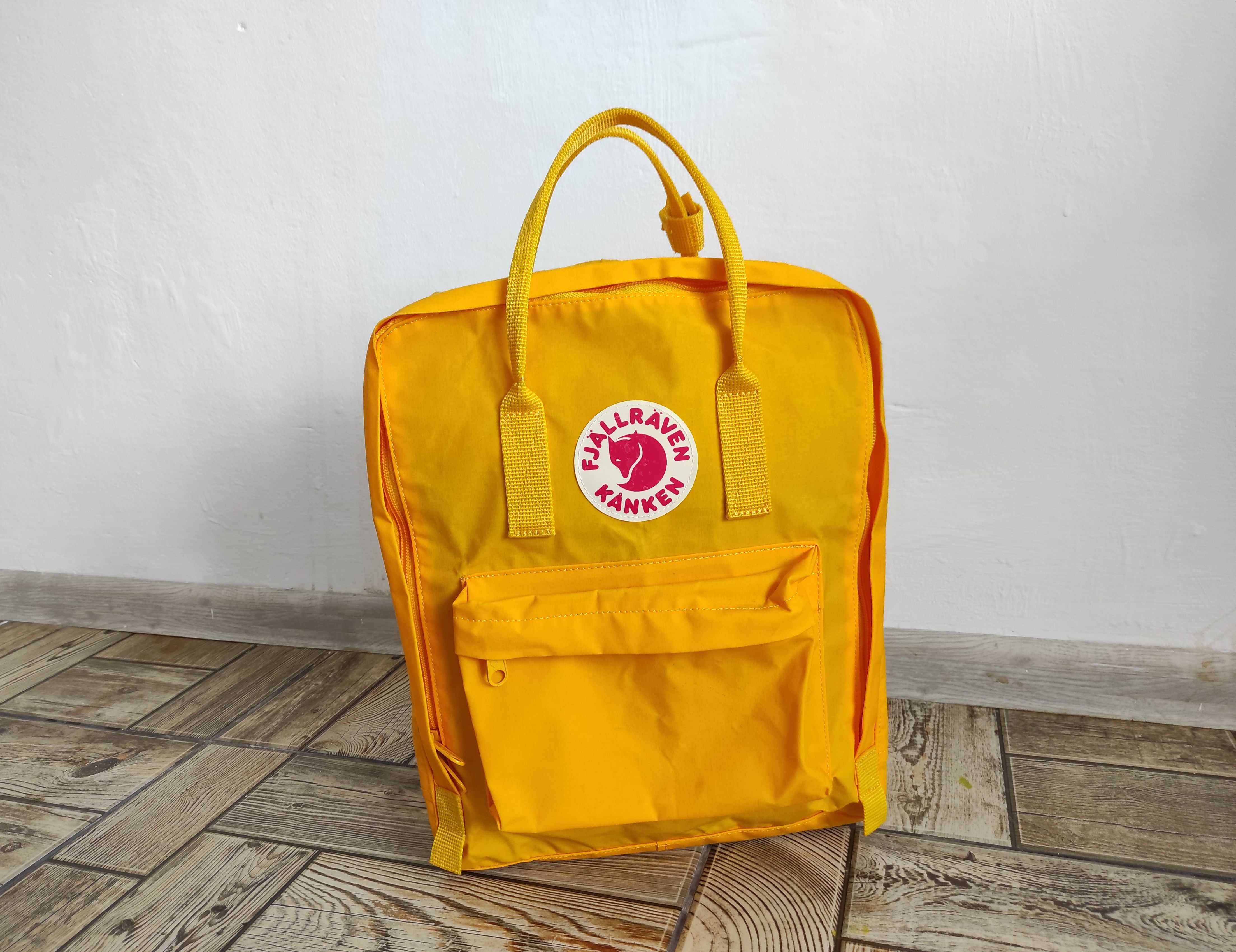 Туристичний рюкзак Fjällräven Kanken 16 л жовтий