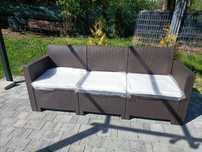 Sofa 3 osobowa z.techno ratanu brązowa nowa,,