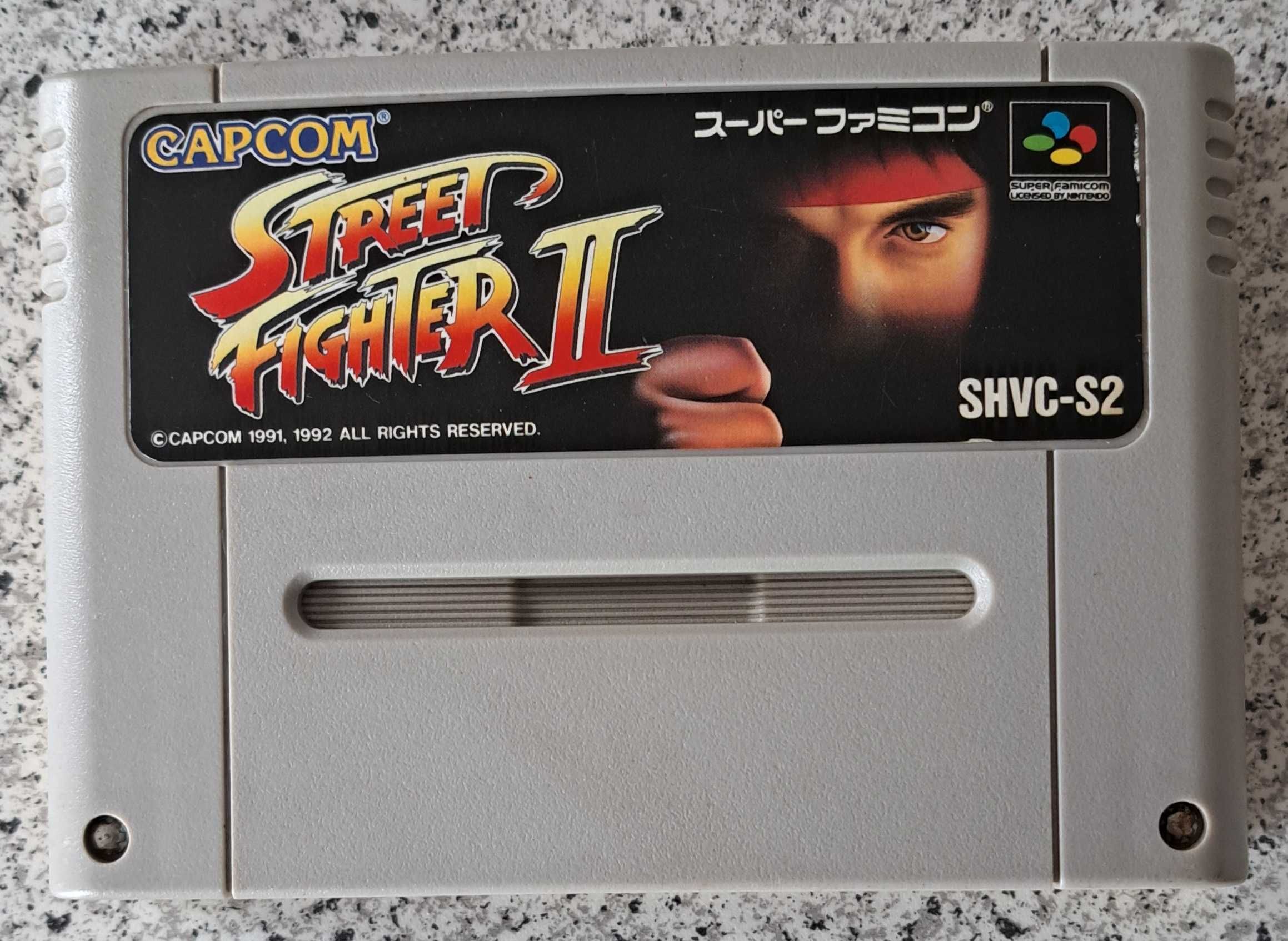Gra Street Fighter II, Super Famicom, import Japonia