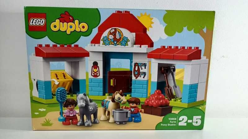 LEGO Duplo 10868 stajnia z kucykami kompletne jak nowe 59 części