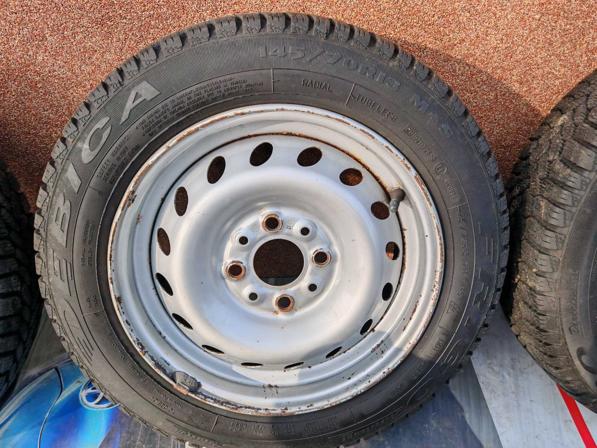 Alufelgi Opel 5x110 R16 Toyota 5x100 R14 i Fiat felgi stalowe 4x98 R13
