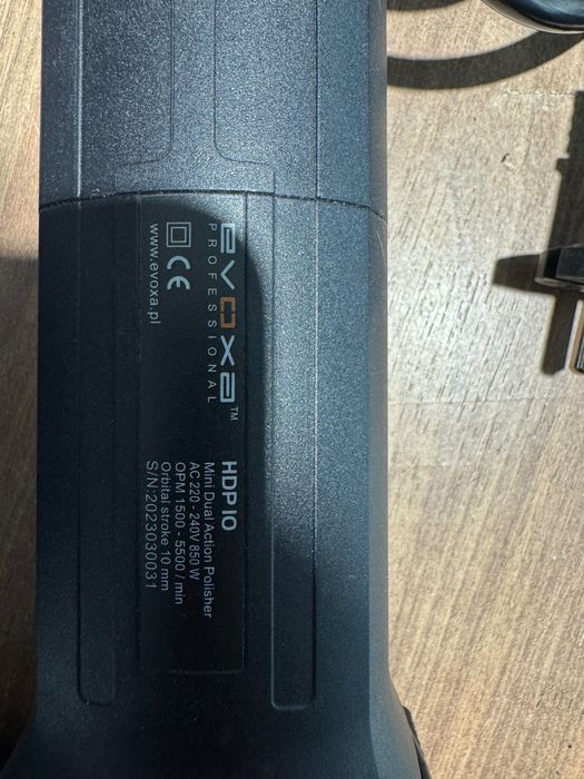 Evoxa HDP10 maszyna polerska dual action skok 10mm