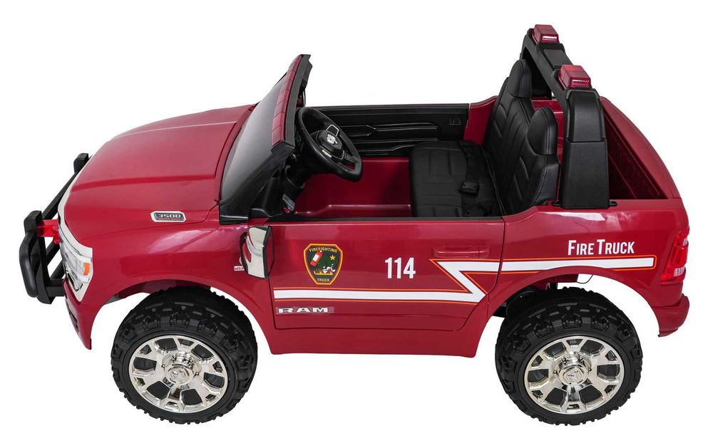 Straż Pożarna Pojazd RAM 3500 na Akumulator Czerwony