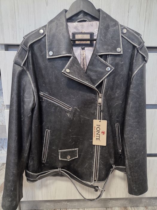 Косуха шкіряна вінтажна жіноча   куртка кожанная женская