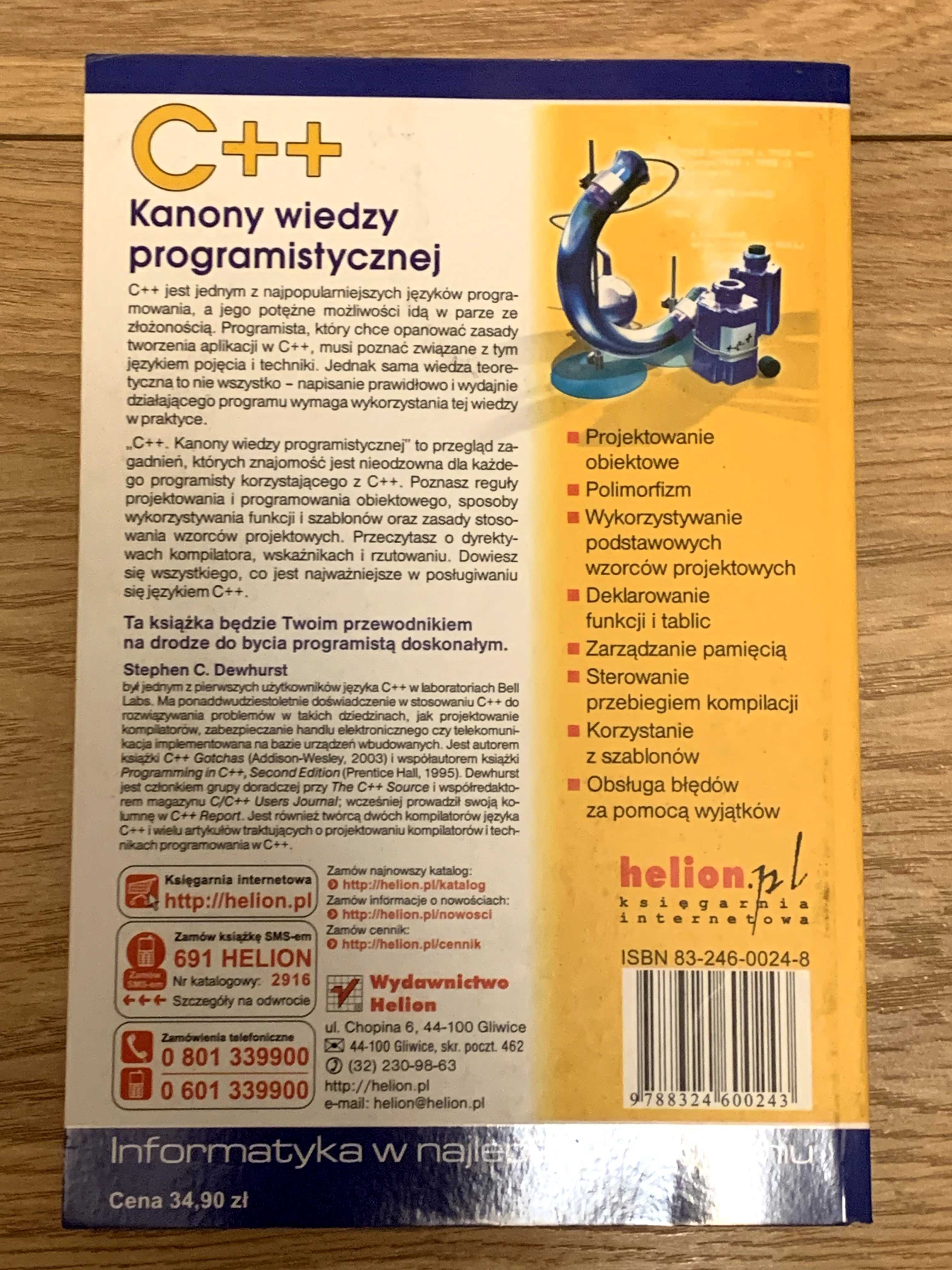 C++. Kanony wiedzy programistycznej