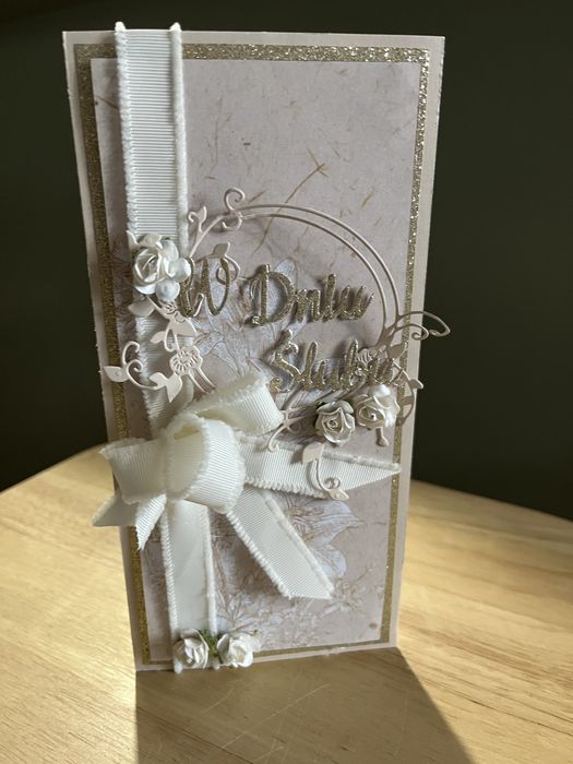 Kartka Ślubna w beżach