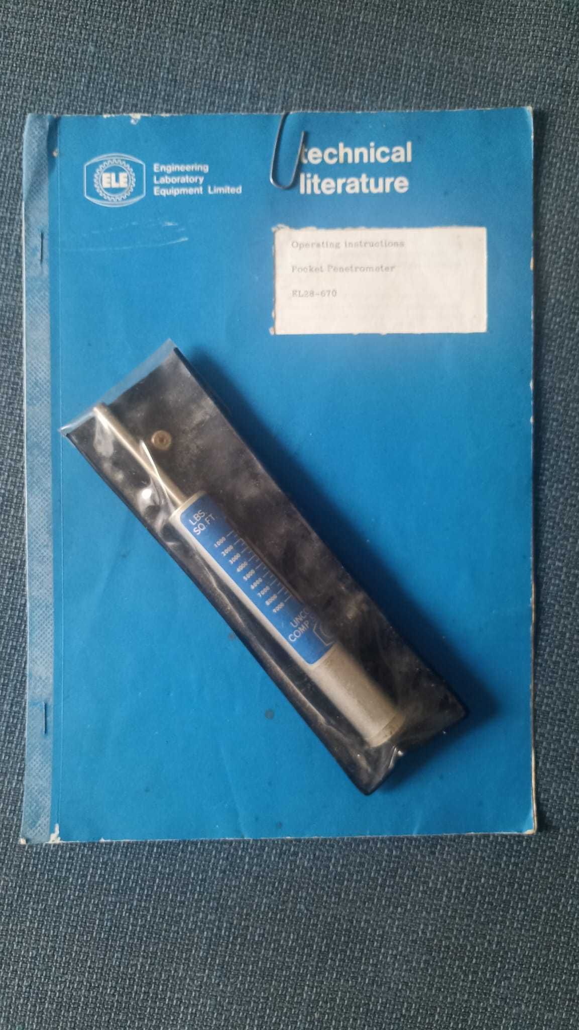 Penetrómetro de Bolso