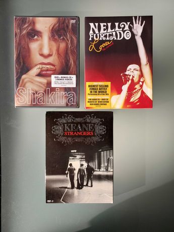 Vendo DVD de concertos Shakira, Keane, Nelly Furtado