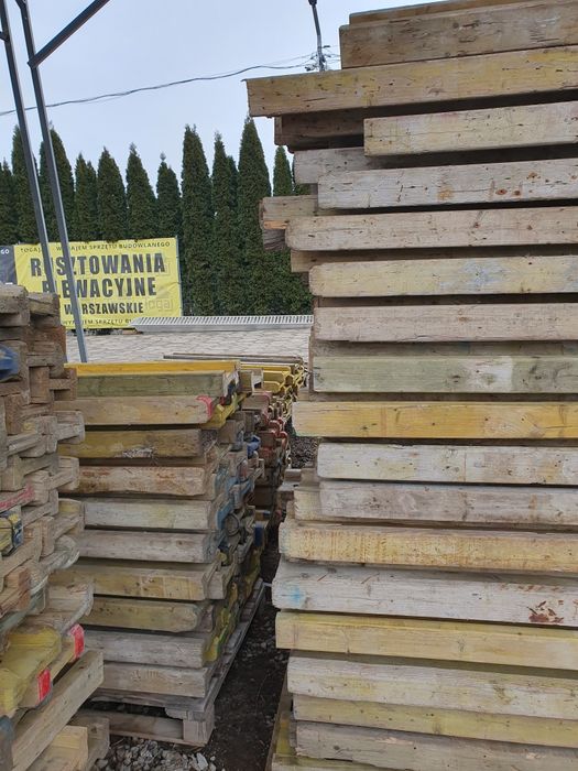 Szalunki stropowe dźwigary doka stemple podpory głowice trójnogi ulma
