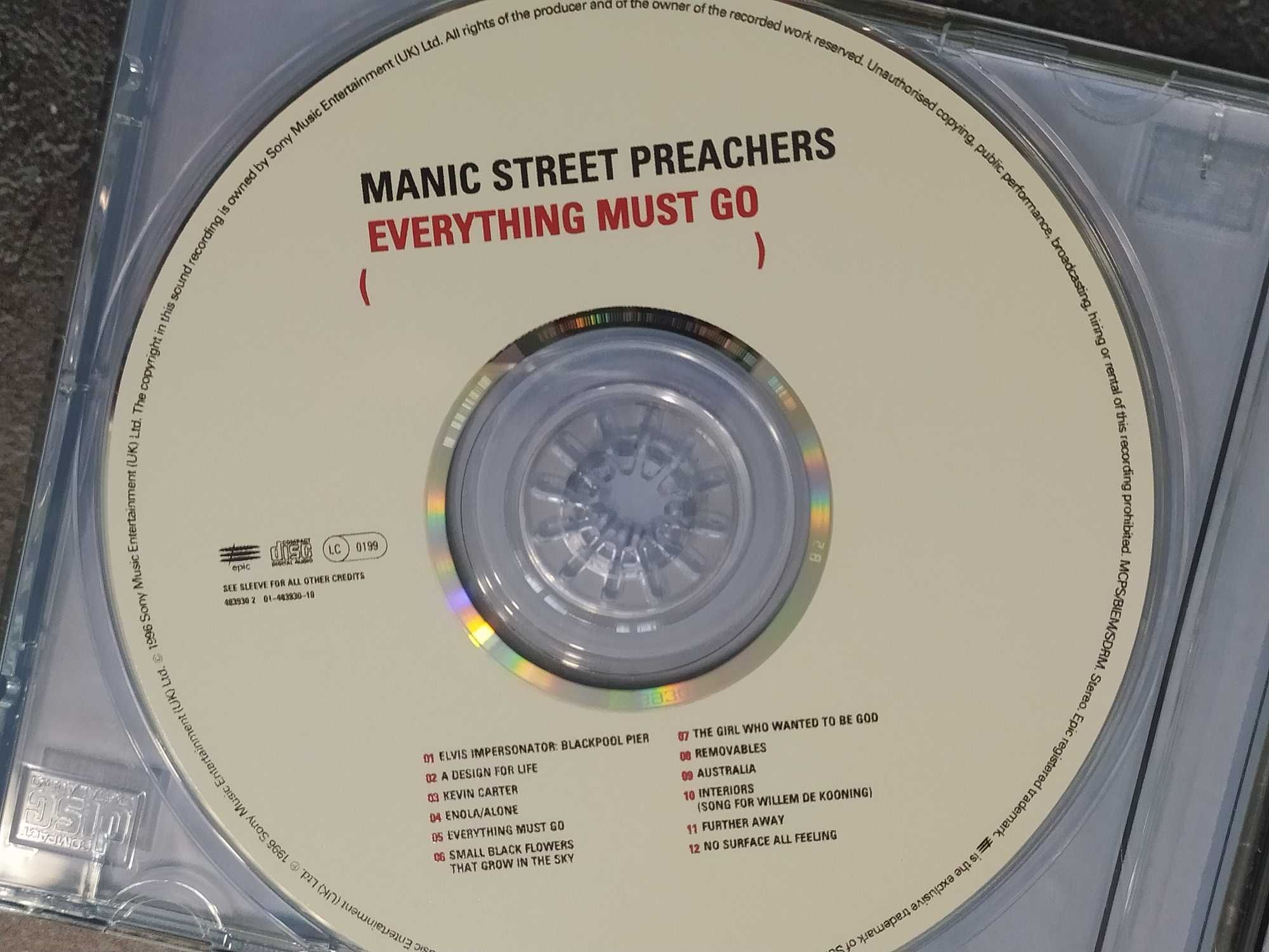 Manic Street Preachers -Everything Must Go -CD -Wrocław