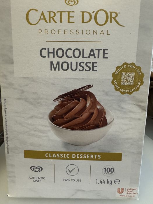 Mus czekoladowy Carte d'Or 1,44 kg deser, czekolada