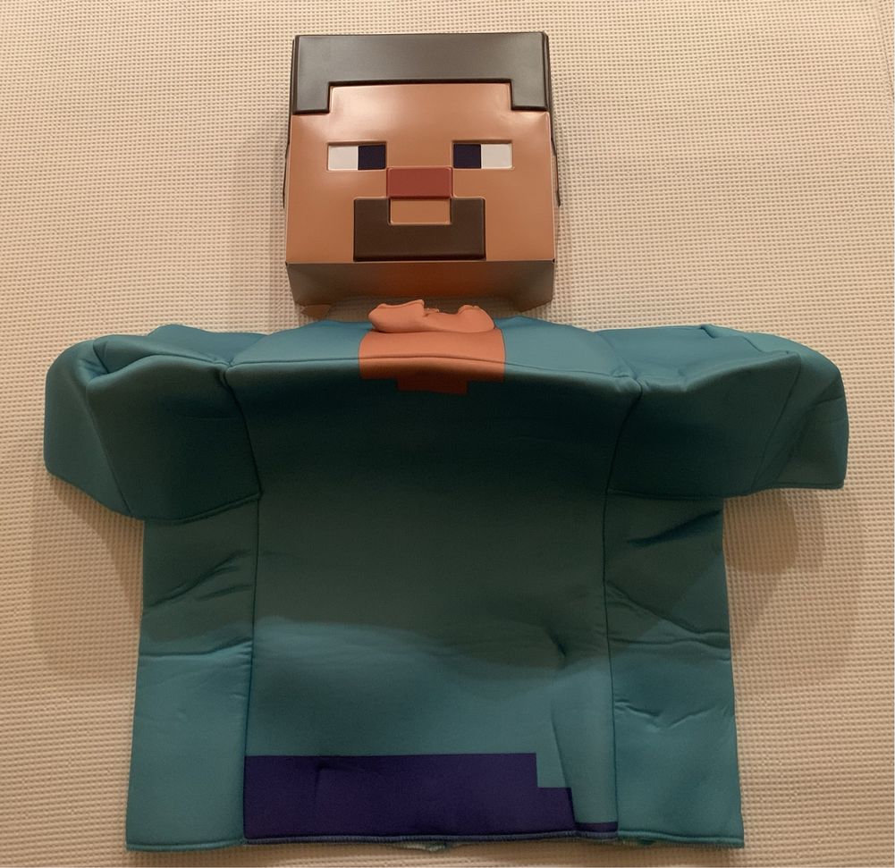 Fato Steve Minecraft menino