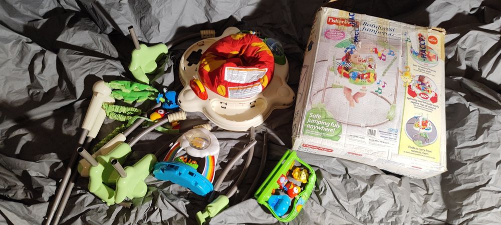 Fisher Price Skoczek Rainforest, używany.