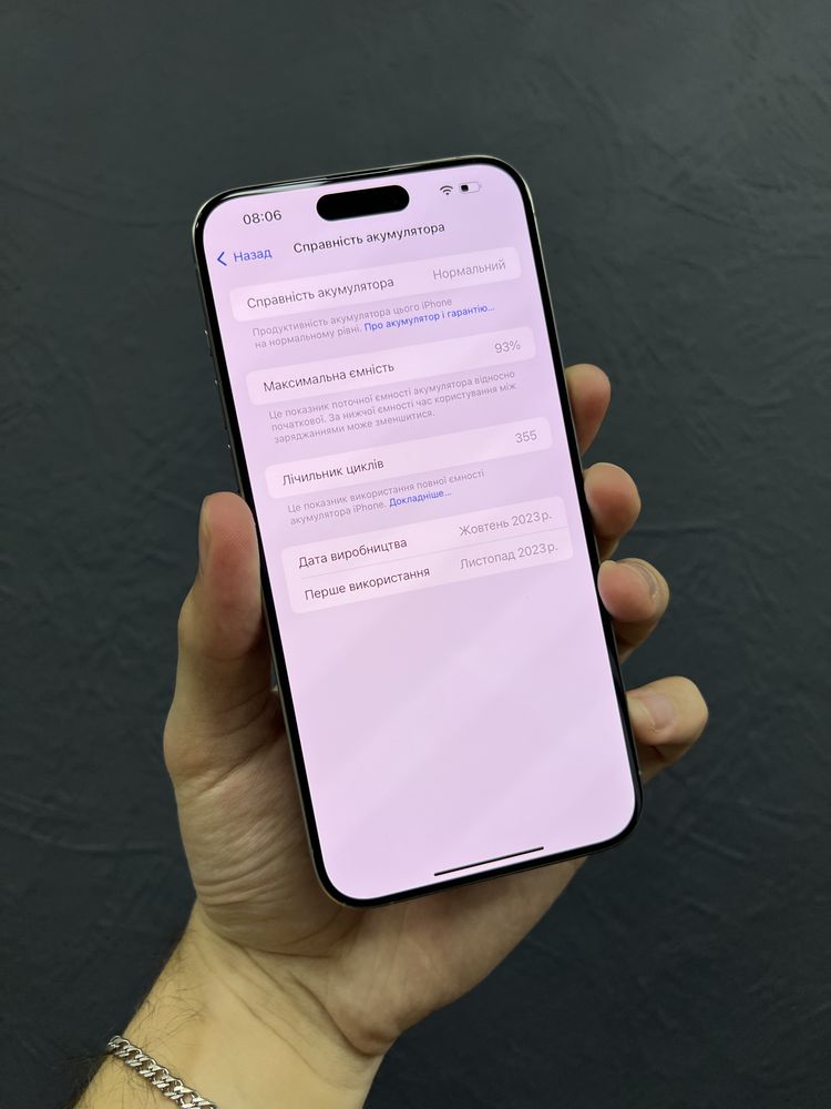 iPhone 15 Pro Max 256Gb Natural Titanium Unlock з Гарантією