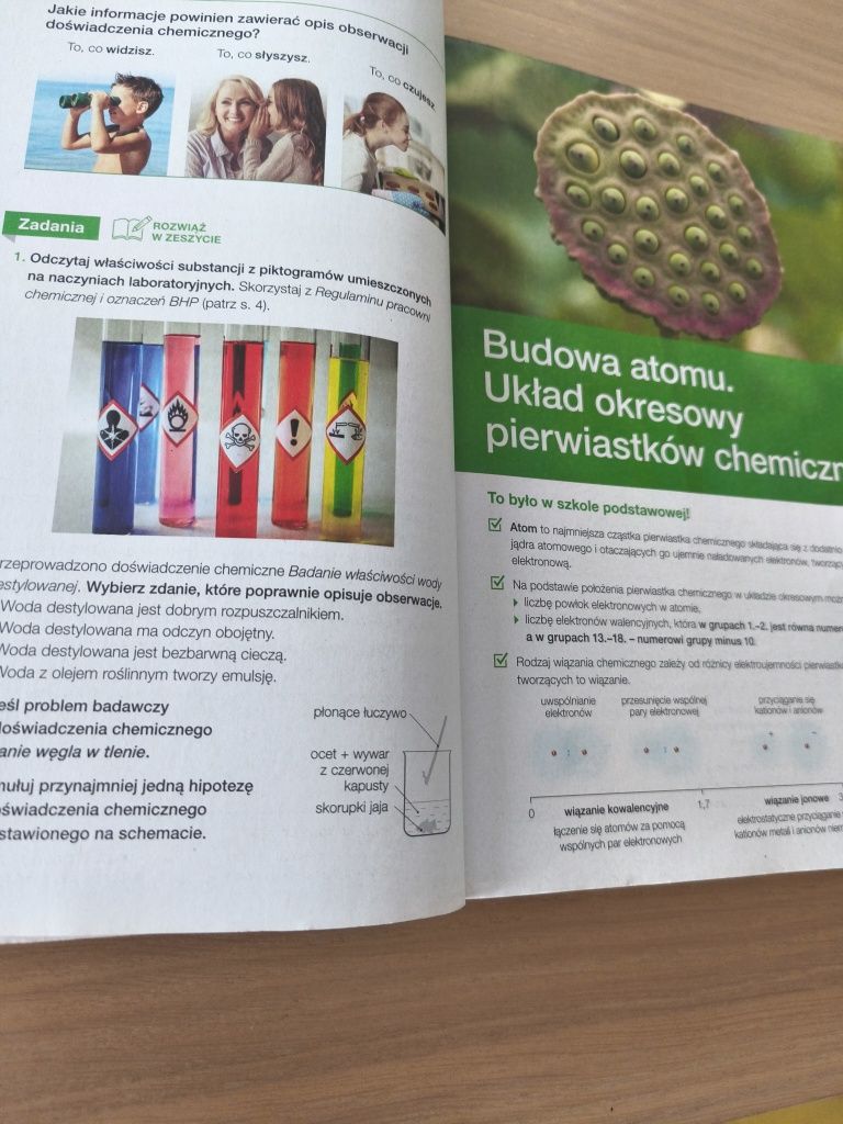 Podręcznik dla liceum i technikum Chemia 1