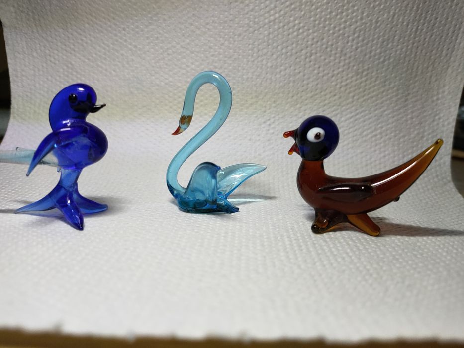 Figurki szklane Murano