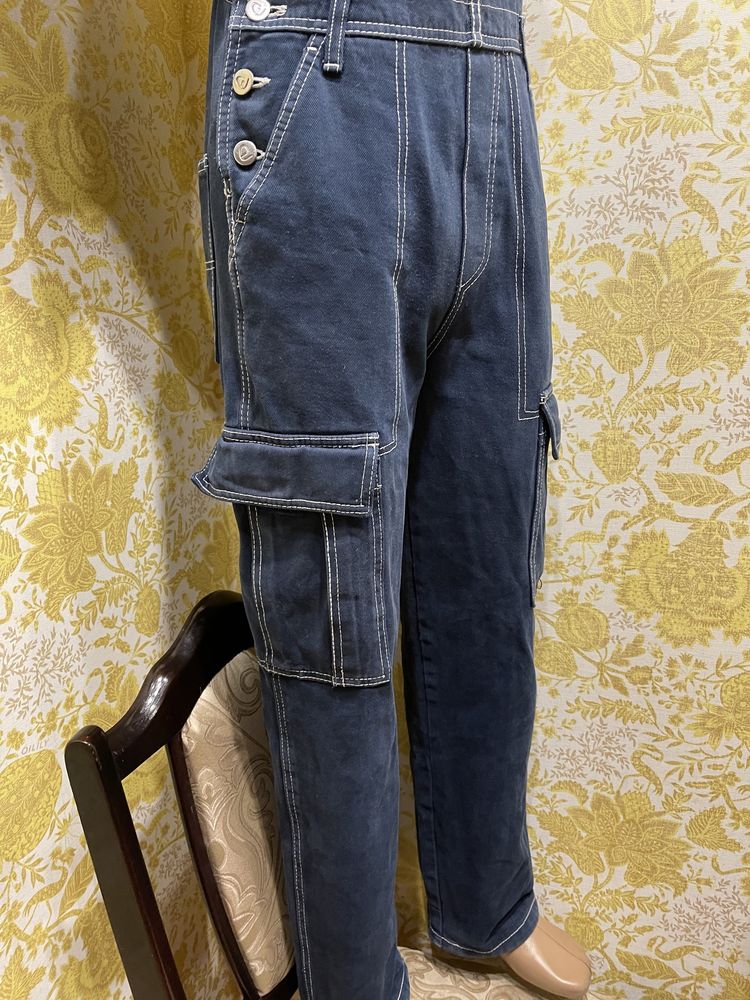 Комбинезон джинсовый размер 44