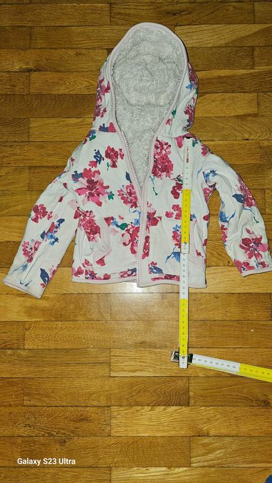 Bluza niemowlęca dziewczęca dwustronna ciepła
