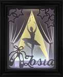 Ramka 3D LED Shadow Box Baletnica