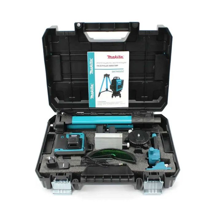 Акумуляторний лазерний нівелір Makita 34D 16 ліній штатив арт. 1508