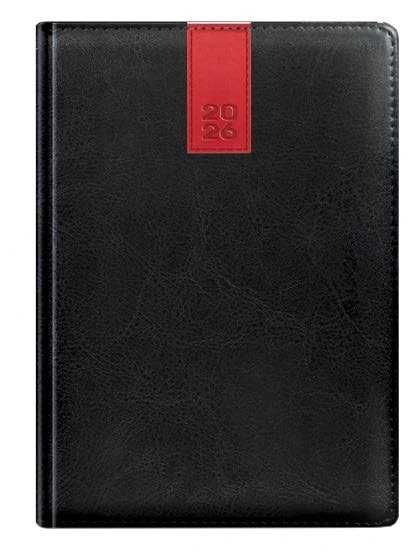2026 kalendarz A4 tygodniowy LUX terminarz książkowy w ekoskórze