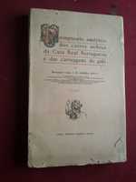 Raro Prontuário Dos Carros Nobres Casa Real Portuguesa 1909