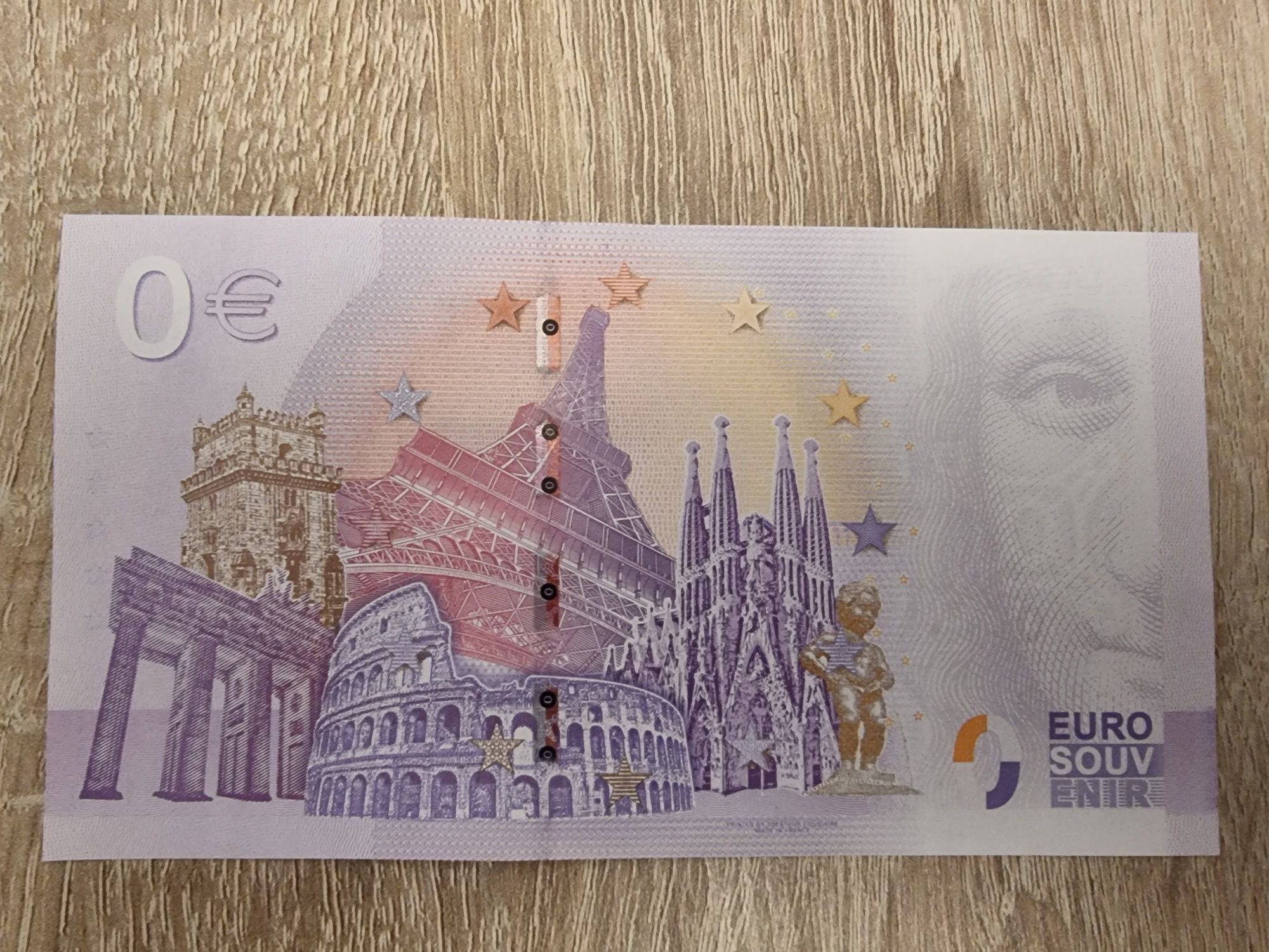 Banknot 0 Euro Święta Kaplica / Saint Chapelle