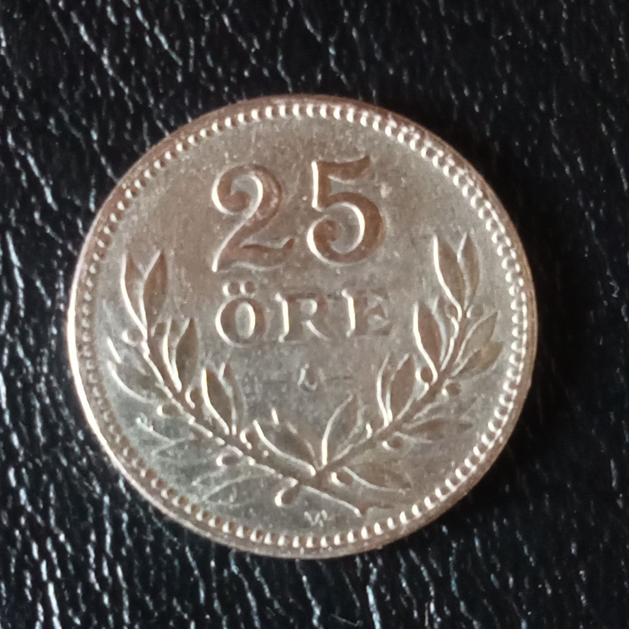 moeda 25 ore suecia 1918