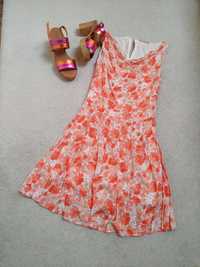 Orsay śliczna zwiewna sukienka na lato naramki w kwiaty rozmiar 36