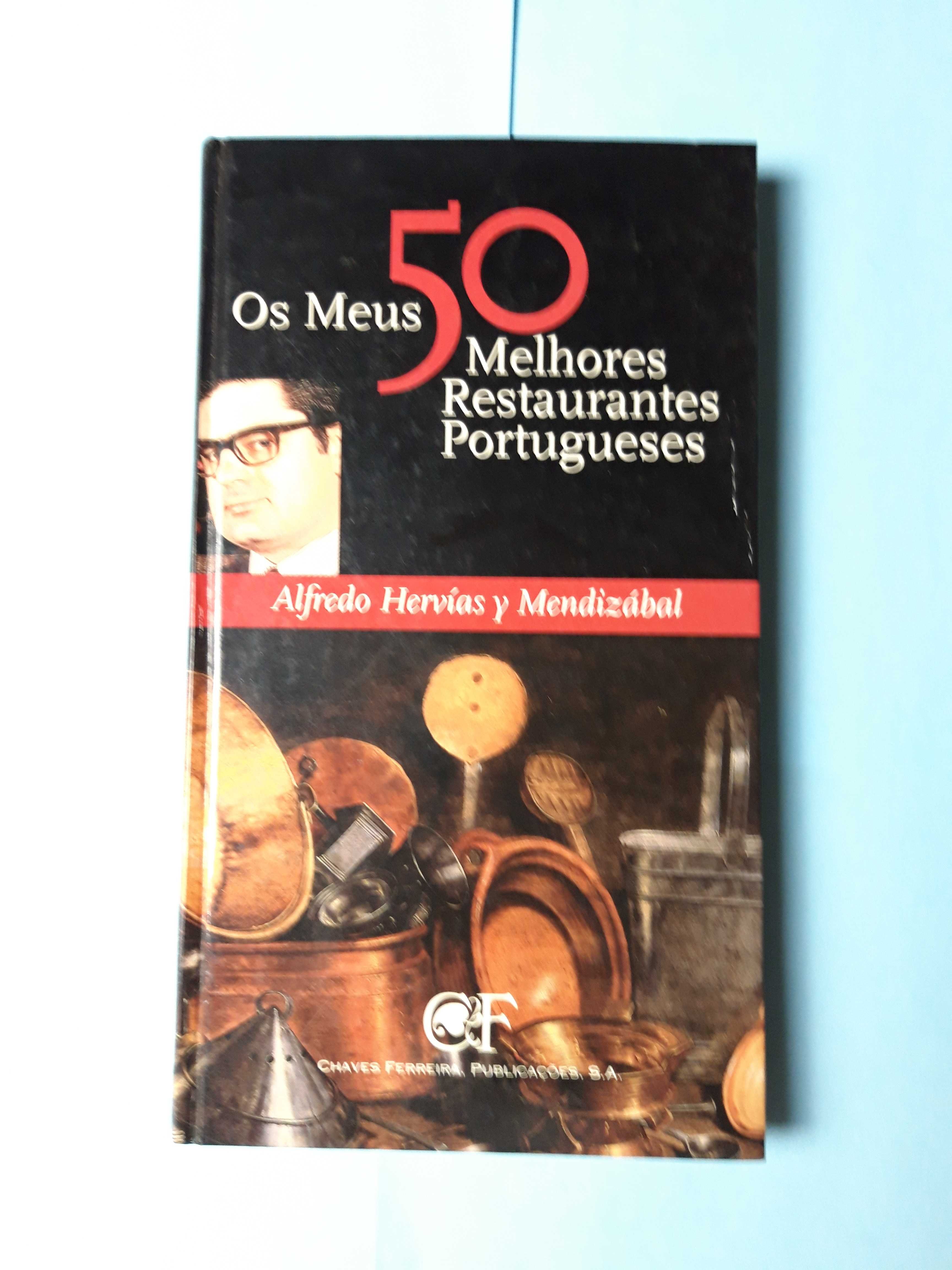 Livro - Os Meus 50 Melhores restaurantes portugueses VSO