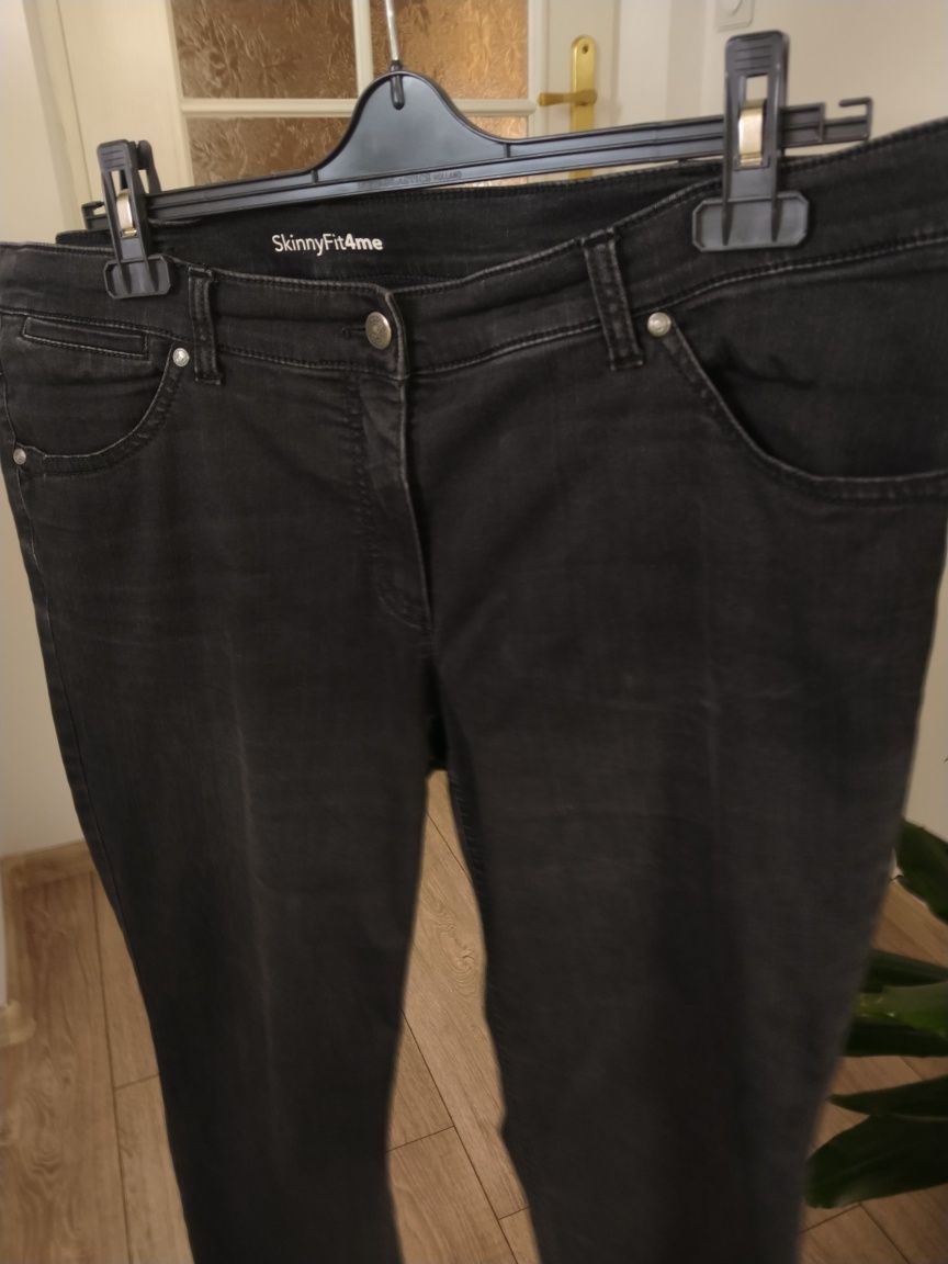 Gerry Weber czarne spodnie rurki 46 48 XL XXL