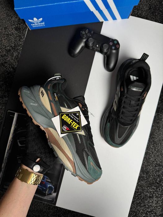 Чоловічі кросівки Adidas MTS Pro GTX Black Beige Green [41-46]