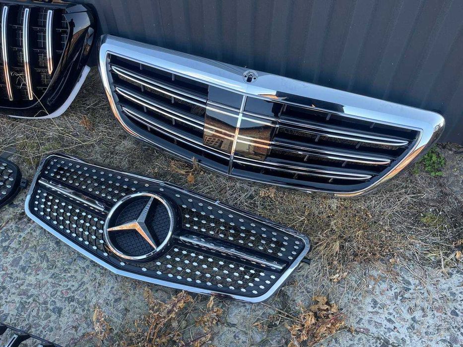 Решотка радиатора mercedes, решітка мерседес, решетка, решетки мерс
