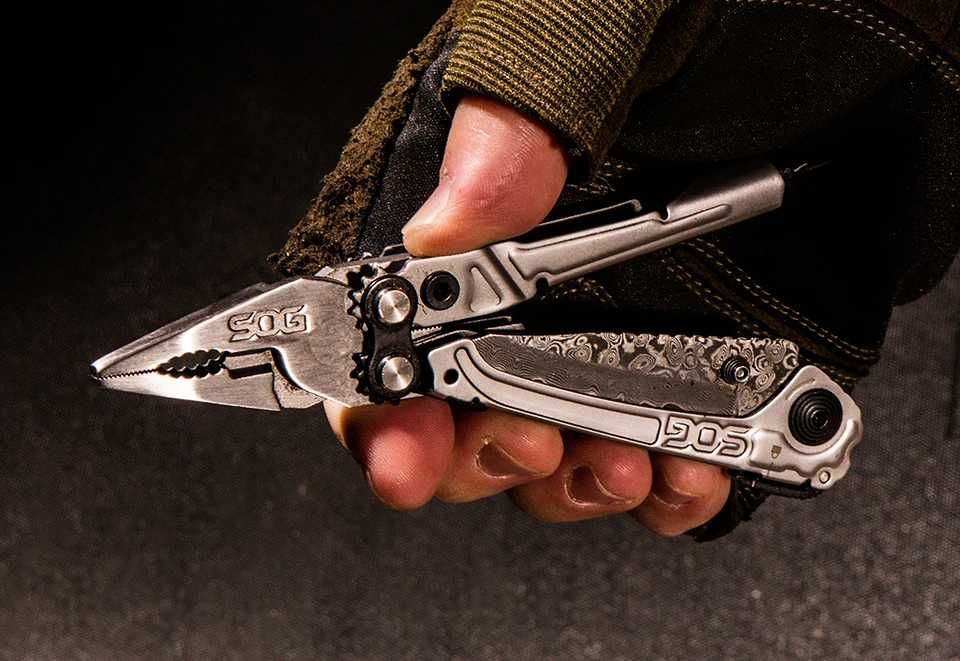 EDC Мультитул SOG Reactor Damascus