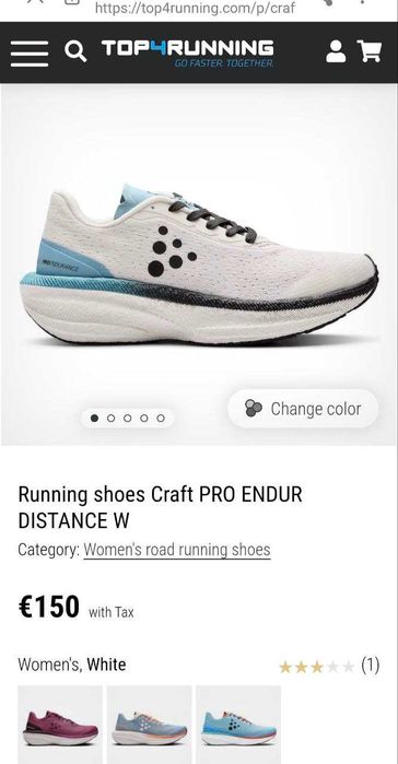 Беговые женские кроссовки Craft Pro Endur Distance Оригинал
