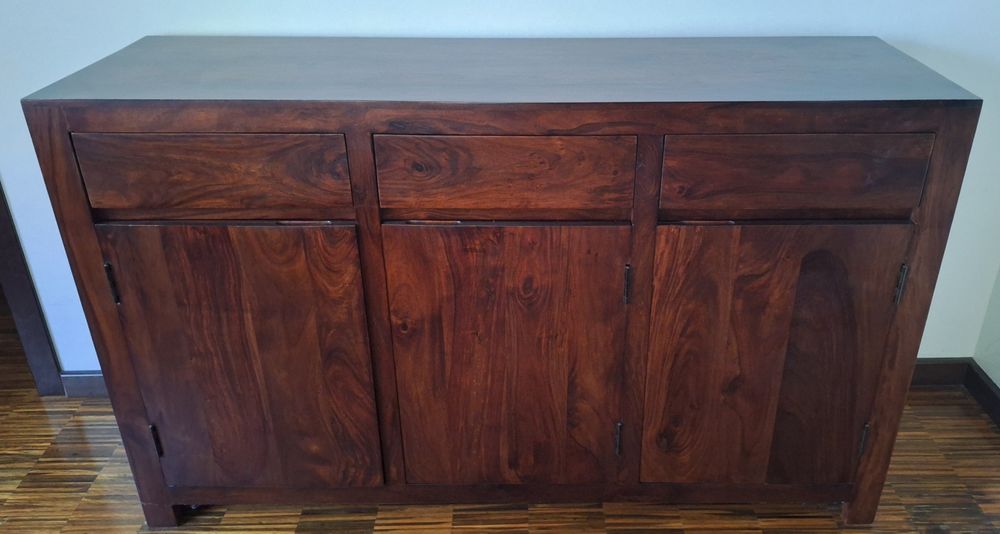 Meble sypialnia drewniane palisander modern kolonialne