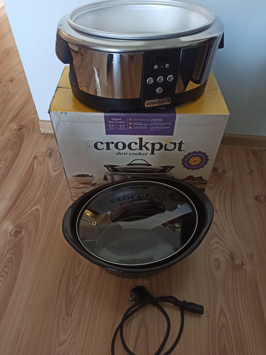 Wolnowar crockpot 5.7 l kamionkowa misa do piekarnika