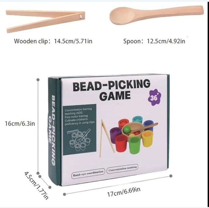 Сортер Мотессорі для малят "Веселі кольори"