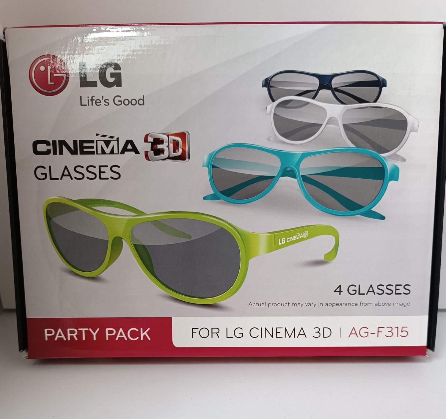 Okulary 3D LG AG-F315 4szt PARTY PACK