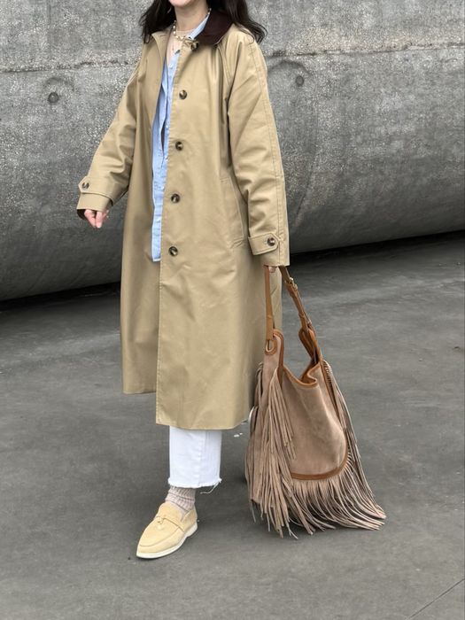 Torba shopper zamsz boho