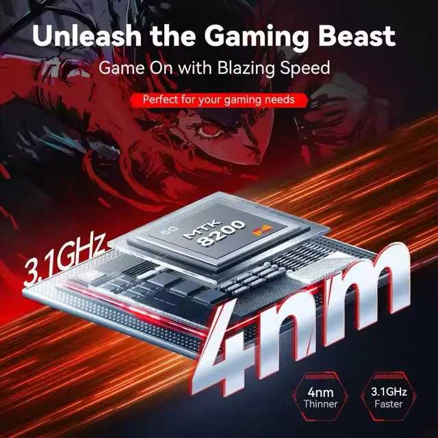 Смартфон Cubot Max 5 Black 6,95 12/256Gb 100Mpx NFC + стекло!