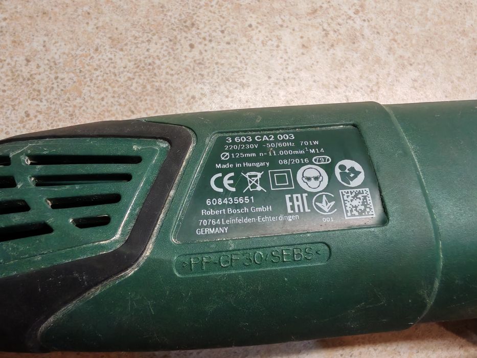 Szlifierka kątowa Bosch PWS 700-125