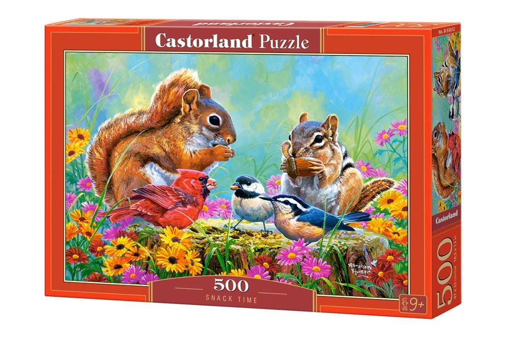 Puzzle dla dzieci bajkowe bajki  500 el. Snack Time