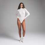Оригінальний SKIMS Turtleneck Bodysuit, розмір M, білий