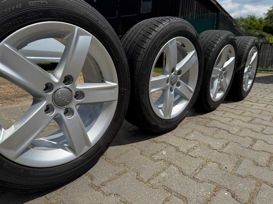 Felgi aluminiowe 16” Audi A3 A4 z oponami letnimi