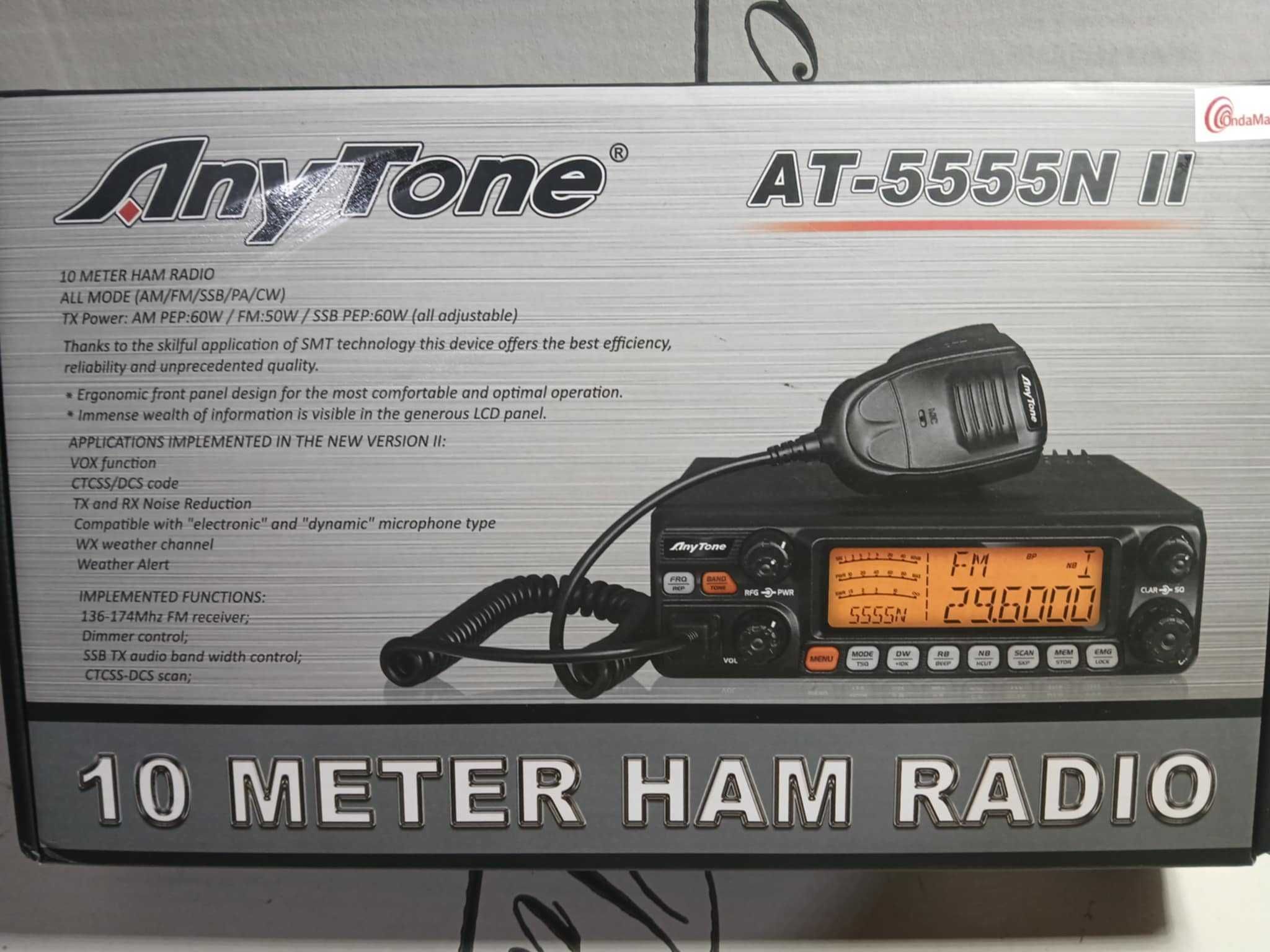 Rádio AnyTone AT 5555N2