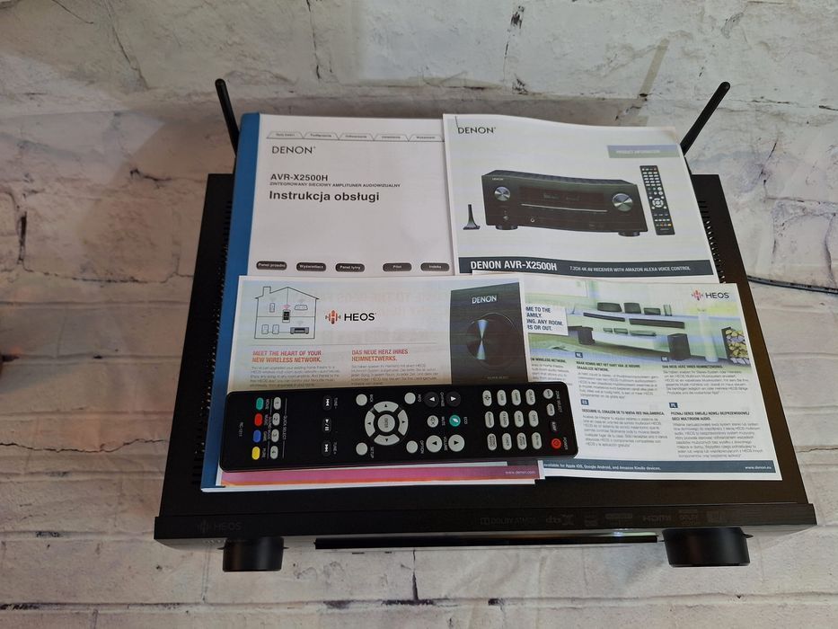 7.2 Denon AVR-X2500 WiFi BT HEOS Alexa Atmos Vision HDR Spotify